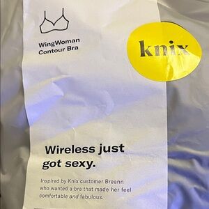 Knix Wireless Bra in Gray
